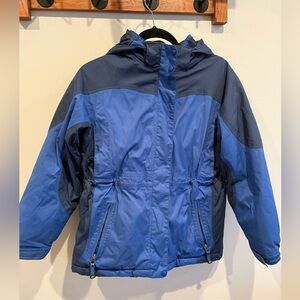 LL Bean Jacket Kids Large L 14-16 Wildcat Waterproof Ski Outdoor Primaloft Coat